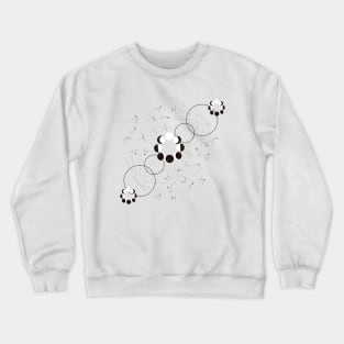 Phases of the Moon Crewneck Sweatshirt